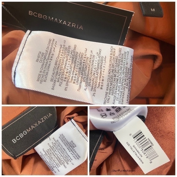 BCBGMaxAzria chestnut faux suede moto jacket & NWT skirt *shop@iamwarrior - Picture 13 of 16